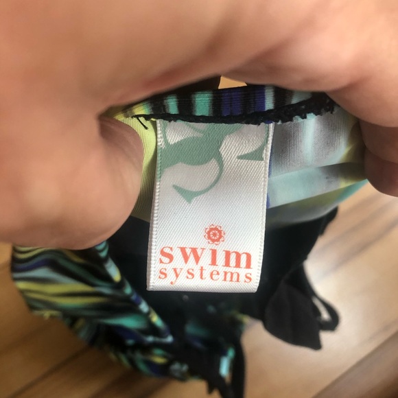 SWIM SYSTEMS (msrp $98) 34D Built In Bra Tankini - Picture 4 of 8
